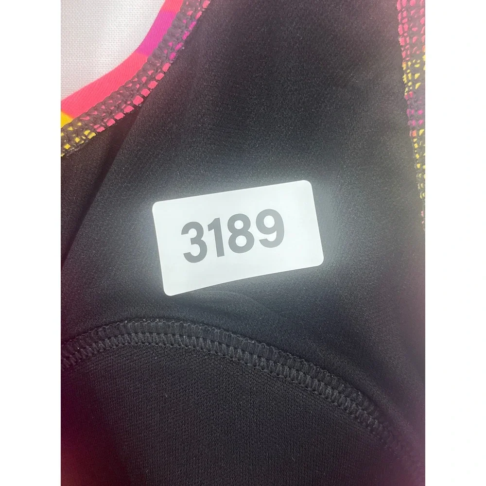 Dolfin Aqua Shape Swimsuit Womens 46/20 Pink Swirl Racerback One Piece Athletic